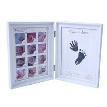 My First Year Baby Gift Kids Birthday Gift Home Family Decoration Ornaments 12 Months Picture Photo Frame with Craft Ink Pad Whi 2024 - buy cheap
