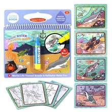 Tablero de dibujo de pintura para niños juguetes libro de colorear Doodle & Magic Pen agua mágica libro de dibujo regalo de cumpleaños 2024 - compra barato