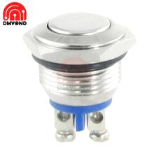 16mm Round Head Metal Push Button Switch LED Light Self lock Momentary Latching Car Start Button Power Button Normally Open 12V 2024 - buy cheap