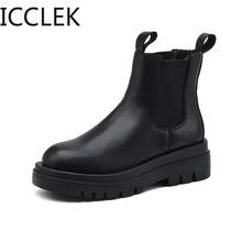 2020 New Fashion Spring/Autumn Women Boots Women Ankle Boots High Quality Round Toe Slip-On  Martins Boots Big Size  A057 2024 - buy cheap