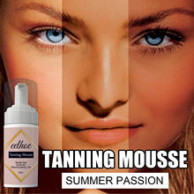 Long Lasting Sunless Tanning Self Tan Organic Natural Fake Beach Freeship Long Lasting Suntan Mousse Tan Lotion Body Tanning 2024 - buy cheap