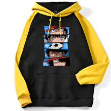 Sudadera con capucha de Anime japonés para hombre, jerséis con estampado de capitán Tsubasa, raglán, Hip Hop, marca de moda, ropa informal cómoda 2024 - compra barato