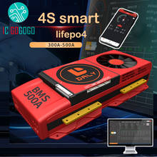 Daly smart-placa de proteção de bateria de lítio bms com ventoinha de 12v lifepo4, 80a 100a 150a 200a 300a 400a 500a rs485, bluetooth, app pc 2024 - compre barato