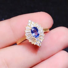 Colfe anel de pedra preciosa para casamento, joia 4mm * 6mm anel de prata 925 de retina natural 2024 - compre barato