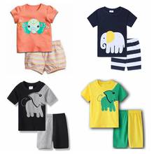 Pijamas de dibujos animados para niños y bebés, conjunto de ropa de dormir Infantil con diseño de elefante, gran oferta 2024 - compra barato