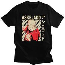 Camiseta de Saga Askeladd de Vinland para hombre, camiseta de Manga corta de Anime japonés, camisetas 100% de algodón para fanáticos, ropa de regalo, Merch 2024 - compra barato
