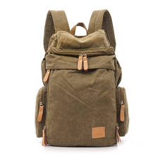 Рюкзак Weysfor, винтажный, тканевый, школьный, дорожный, вместительный 2024 - купить недорого
