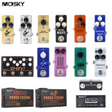 Mosky Guitar Pedal Overdrive Distortion Booster Delay Fuzz Effect Pedal Power Supply Cabinet Simulation Guitar Accessories 2024 - buy cheap