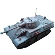 1:35 German VK1602 Leopard Light Tank DIY 3D Paper Card Model Building Sets Educational Toys Military Model Construction Toys 2024 - buy cheap