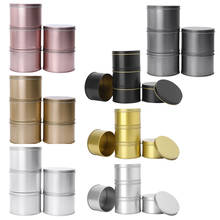 5Pc Aluminum Box Refillable Containers 30ml Aluminum Cosmetic Small Tins Storage Jars Empty Cosmetic Screw Top Sample Containers 2024 - buy cheap
