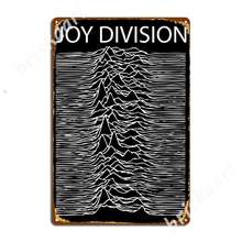 Joy Division-letreros de Metal para pared, placas para Cuevas, pub, garaje, carteles de lata 2024 - compra barato