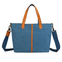 New Fashion Handbags Classic Delicate Texture Women Canvas Shoulder Crossbody Bag Large Capacity Tote Ladies Casual Handbag 2024 - buy cheap