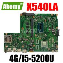 New 90NB0B00-R00050 X540LJ REV2.1 Mainboard For ASUS X540LA F540L A540L Laptop Motherboard 4G/I5-5200U GMA 2024 - buy cheap