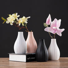 Home Furnishing Light Luxury European Ceramic Vase Florist Dried Flowers Hydroponic Flower Arrangement Ceramic Decor 2024 - buy cheap