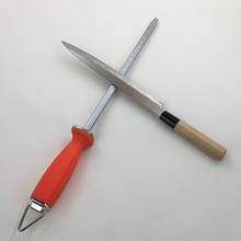 12 Inch Sharpening Rod Carbon Steel Sharpening Stick Orange Handle musat Sharpen whetstone knife sharpener  sharpening stone 2024 - buy cheap