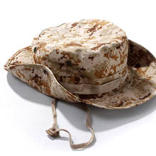 Tactical Boonie Hat Militar Do Exército DOS EUA Homens de Algodão Cap Camo Paintball Airsoft Sniper Balde Caps Chapéu de Pesca Caça Caminhadas Ao Ar Livre 2024 - compre barato