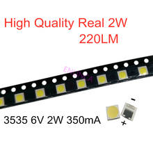50pcs 2W 6V 3535 TV Backlight LED SMD Diodes Cool White LCD TV Backlight 220lm Televisao TV Backlit Diod Lamp Repair Application 2024 - buy cheap