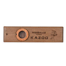 Madeira kazoo instrumento musical ukulele guitarra parceiro gaita com caixa de metal para o amante da música 2024 - compre barato