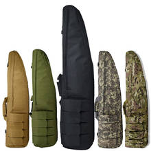 Capa de rifle militar, bolsa de ombro com almofada de proteção, para arma de ar comprimido, 98cm, 118cm 2024 - compre barato