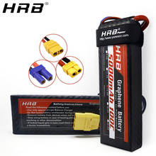 HRB-batería Lipo XT90 XT60 EC5 TRX Deans T 4S AS150 RC FPV, 5000mah, XT90-S de grafeno, 14,8 V, piezas de coche, camión, barco, 100C 2024 - compra barato