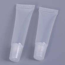 10 pces 8ml/15ml vazios tubos de plástico gloss labial bálsamo claro cosméticos recipientes de alta qualidade 2024 - compre barato