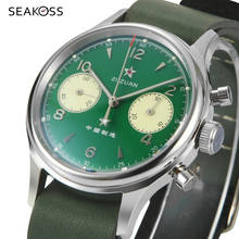 New Seakoss Men 1963 Pilot Mechanical Watch Sapphire Glass Panda Eye Official Versions Waterproof 38mm 40mm Fashion Wristwatches 2024 - buy cheap