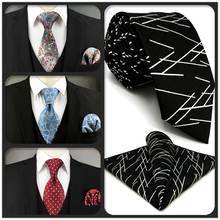 160 см 63 "Удлиненные мужские галстуком-бабочкой комплект Пейсли галстуки и т. д. нагрудный платок для серого и красного цвета, свадебный подарок, черный, зеленый, синий, бежевый цвет Рождество 2024 - купить недорого