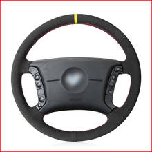 MEWANT Black Suede Steering Wheel Cover for BMW E36 1995-1997 E46 1998-2004 X3 E83 X5 E53 E38 1994-2001 E31 1996 2024 - buy cheap