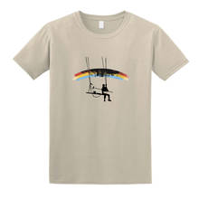 Camiseta de manga corta para hombre, ropa de calle de gran tamaño, con diseño de arcoíris, LGBT, color blanco 2024 - compra barato