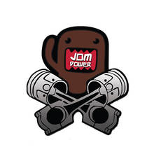 Car Styling DOMO KUN JDM POWER Car Sticker Decal Vinyl Japan Waterproof Bumper Doors Windows Accessories Auto Tuning12*12cm 2024 - buy cheap