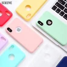 Fashion Soft Silicone Candy Pudding Case For iPhone X 11 Pro Max 8 7 6 S 6S Plus Xr Xs Max 5 5s SE 12 Mini Phone Protector Cover 2024 - buy cheap