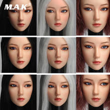 In Stock 1/6 European Beauty Female Head Carving Movable Eyes SDDX02 Model for 12'' Pale S01A/S04B/S07C/S10D Body Accessory 2024 - buy cheap