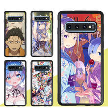 Funda Re Zero Season 2 para Samsung Galaxy S20 Plus S9 S10 Note 20 Ultra A50 A70 A51 A71 A21S A20e A31 M31 M21 2024 - compra barato