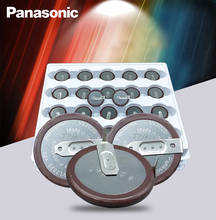 50 pc Original Panasonic VL2020 3 V 20 mAh moeda tipo recarregável 90 graus filé bateria de lítio botão celular 2024 - compre barato