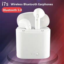 Wireless Earbuds I7s Tws Bluetooth Earphones Portable Mini Stereo Bass Wireless Bluetooth Headset Ear Phones with Charging Box 2024 - купить недорого
