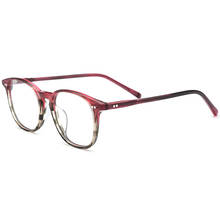 Logorela 19128 Acetate Optical Glasses Frame Men Retro Vintage Round Eyeglasses Women Prescription Spectacles Myopia Eyewear 2024 - buy cheap