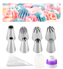 31pcs Tulip Icing Piping Nozzles Pastry Cream Tips Russian Stainless Steel Pastry Nozzles Confectionery Tool Baking Pastry Bag 2024 - buy cheap