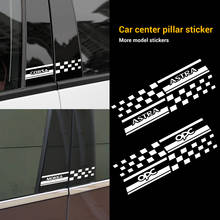 2PCS AUTO Window B Pillars Decoration Stickers for Opel OPC Astra Insignia Corsa Mokka Vectra Car Styling Body Decal Accessories 2024 - buy cheap