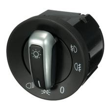Auto Car Headlight Switch Fog Lamp Switch Knob For VW Caddy Touran Jetta Golf MK5 MK6 Jetta Passat B6 CC Polo MK V 3C8941431C 2024 - buy cheap