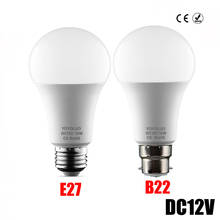 Lámpara LED E27 bombillas de luz Led, 3W, 6W, DC12V, 9W, 12W, 15W, ahorro de energía, bombillas para iluminación exterior, 8 Uds./lote 2024 - compra barato