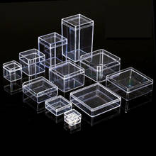 16 sizes Small transparent plastic box coin capsules case Clear PS Storage Box Candy Gadget Packaging Box Beads/Jewelry Gift Box 2024 - compre barato