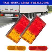 Luz LED de freno sumergible para camión, remolque y barco, lámpara de advertencia, antiniebla, impermeable, 4 Uds., 12V/24V 2024 - compra barato