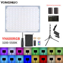 YONGNUO YN600RGB 3200-5500K ultra-thin LED Video Light Photographic Lamp with APP Remote Control Studio Lighting For Makeup Vlog 2024 - buy cheap