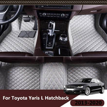 For Toyota Yaris L Hatchback 2013 2014 2015 2016 2017 2018 2019 2020 Car Floor Mats Custom Decorative Carpets Accessories 2024 - buy cheap