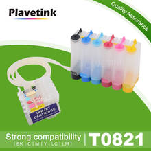 Plavetink Compatiable T0821 Continous Ink Supply System Ciss For Epson Stylus Photo T50 R290 TX650 TX700W TX710W TX800FW Printer 2024 - buy cheap