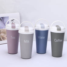 MeyJig Stainless Steel Thermos Flask Minimalist Water Bottle Thermos Bottle Coffee Cup Travel Mug 500ML 2024 - buy cheap