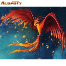 RUOPOTY Diamond Painting Full Square Animal New Arrival Farmhouse Home Decoration Diamond Mosaic Phoenix 2024 - buy cheap