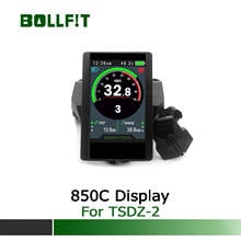BOLLFIT-pantalla LCD a color para bicicleta eléctrica, Kit de conversión de bici eléctrica, Tongsheng TSDZ 2, 850C 2024 - compra barato