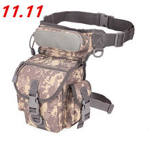 Riñonera de camuflaje militar para hombre, bolso de pierna con Panel de utilidad, cinturón de hombro, Oxford 2024 - compra barato