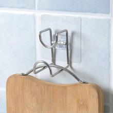 Colgador de pared de acero inoxidable resistente, gancho de ventosa transparente, resistente al agua, para baño, 1 unidad 2024 - compra barato